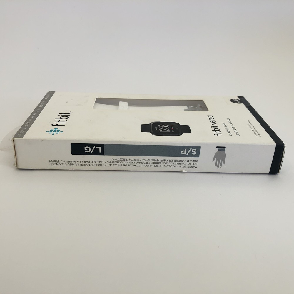 fitbit versa Classic Band Replacement White Large L New Authentic Strap Bracelet