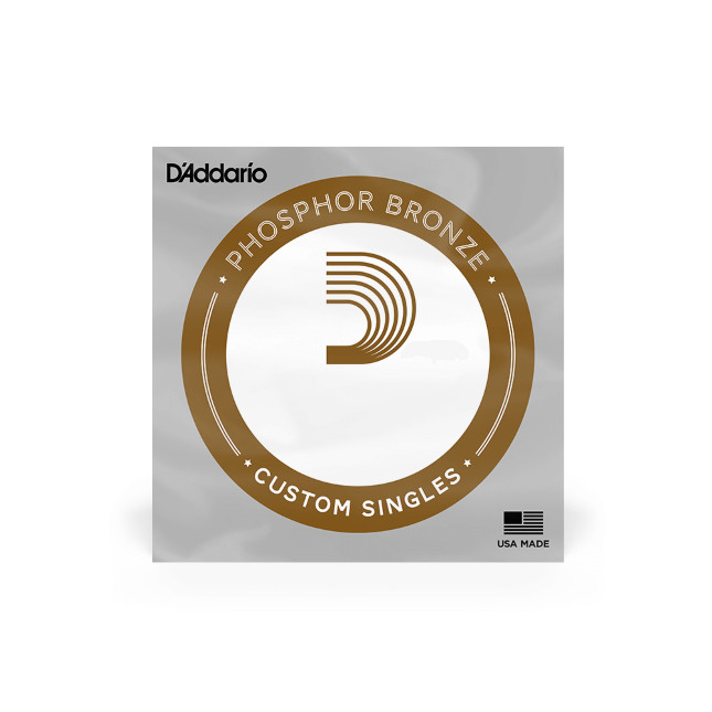 Single String .026 Phosphor Bronze Wound Acoustic Guitar String D'Addario PB026