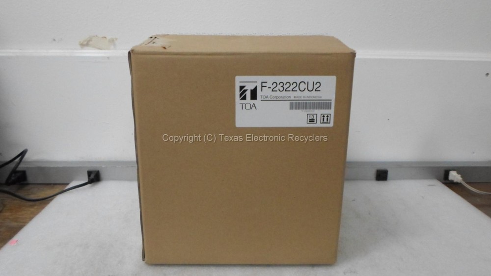 NEW OPEN BOX - TOA F-2322CU2 Ceiling Speaker