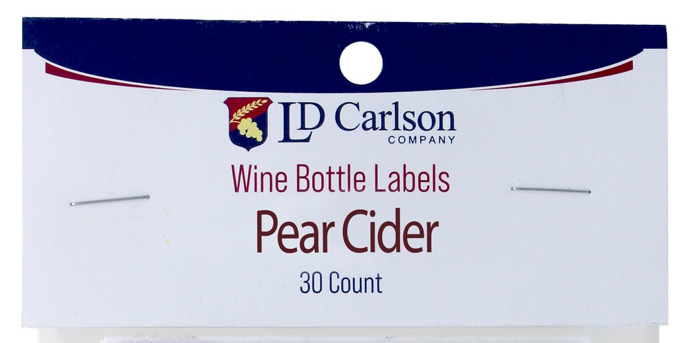 Pear Cider Wine Bottle Labels 30/Pack Mist Collection