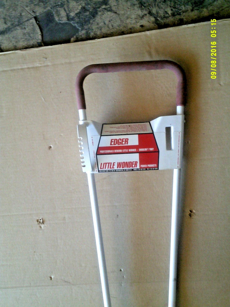 Used Little Wonder Edger Upper Handle 142-2 (Obsolete) / Handle Brace 226