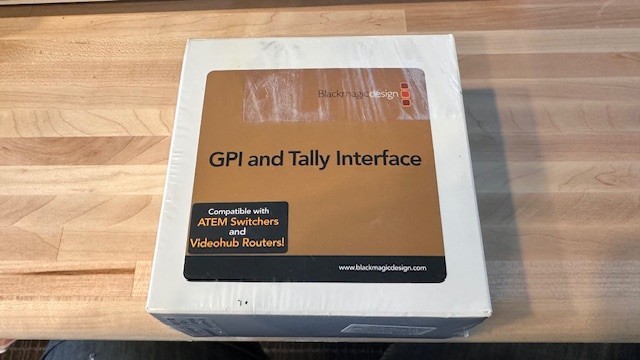 Blackmagic Design GPI and Talley Interface