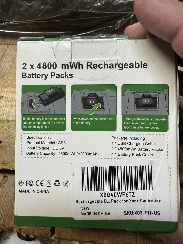 Rechargeable Batteries For XBox