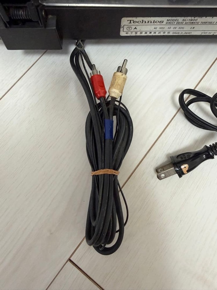 Technics Sl-1900 Turntable Direct Drive DD Automatic System Record player Black