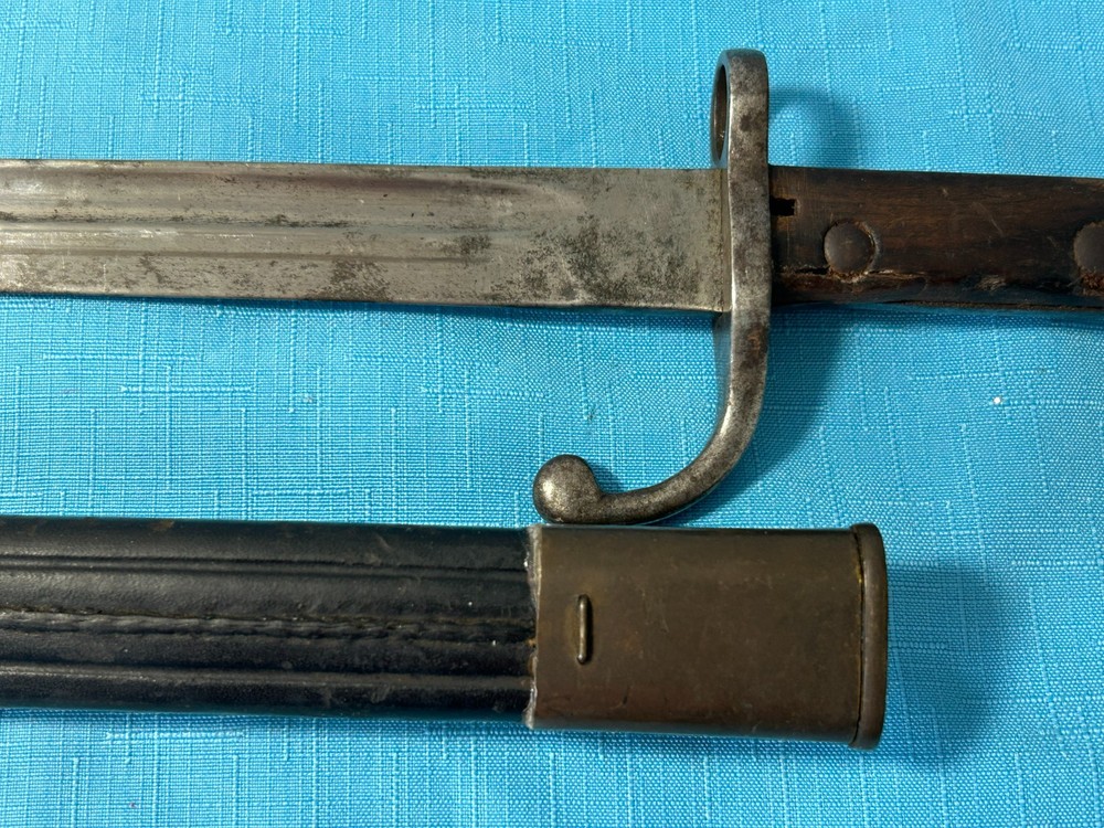 1890s Turkish Mauser Bayonet w/ Scabbard