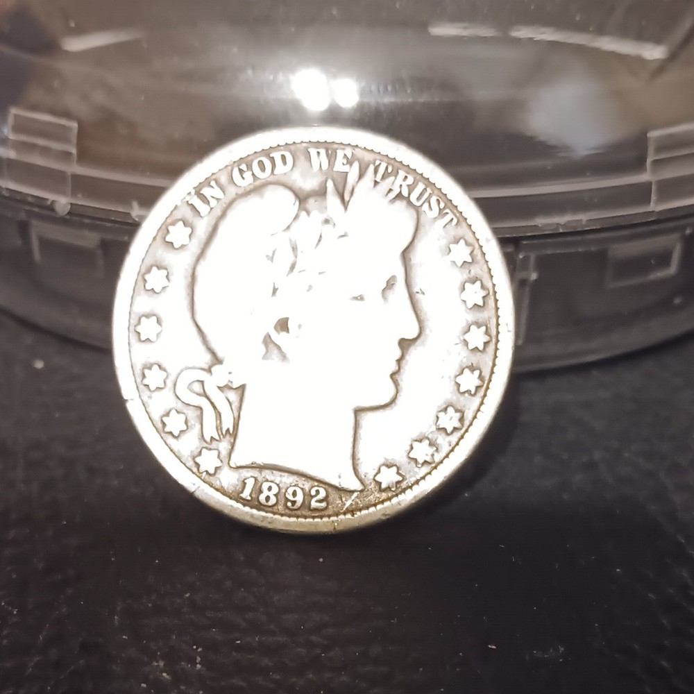 1892 BARBARA SILVER HALF DOLLAR