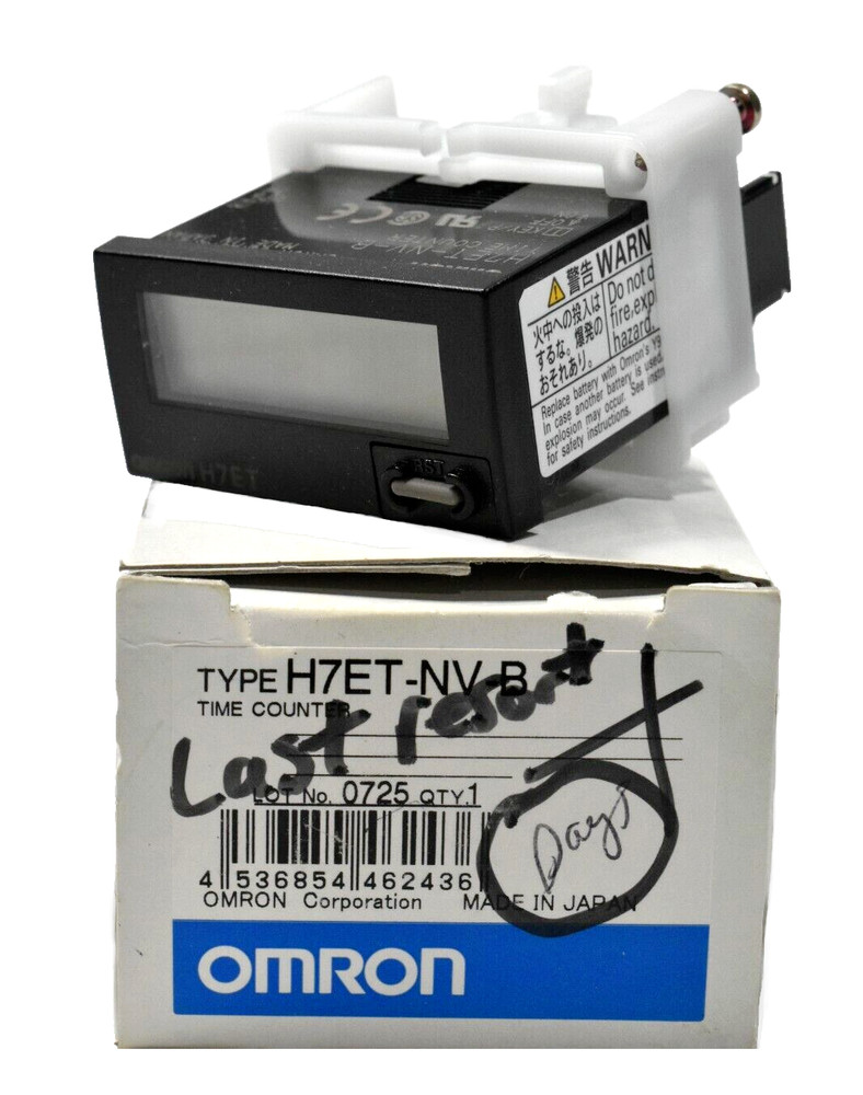 Omron H7ET-NV-B Digital Time Counter