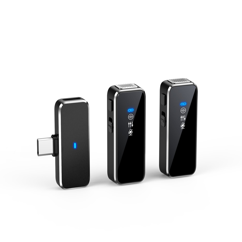 Wireless Lapel Microphone With Charging Box For Android Iphone IOS Mobile Phone