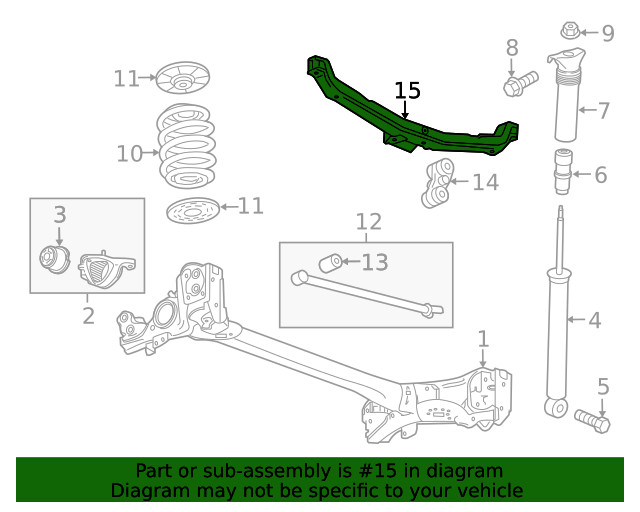 Genuine GM Support Bar 13365244