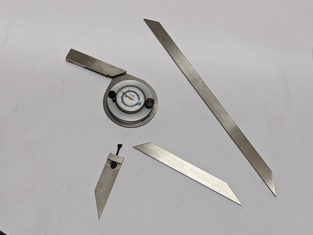 FOWLER 52-440-777 Dial Protractor (NEW).