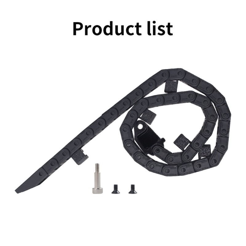 High Strength Flexible Drag Chain Set For 3D Printer Models Wear Resistant
