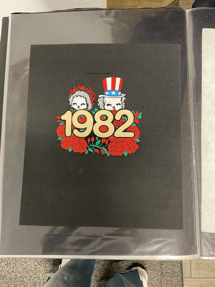Grateful Dead 1982 Test Pellon Artist Bill Graham