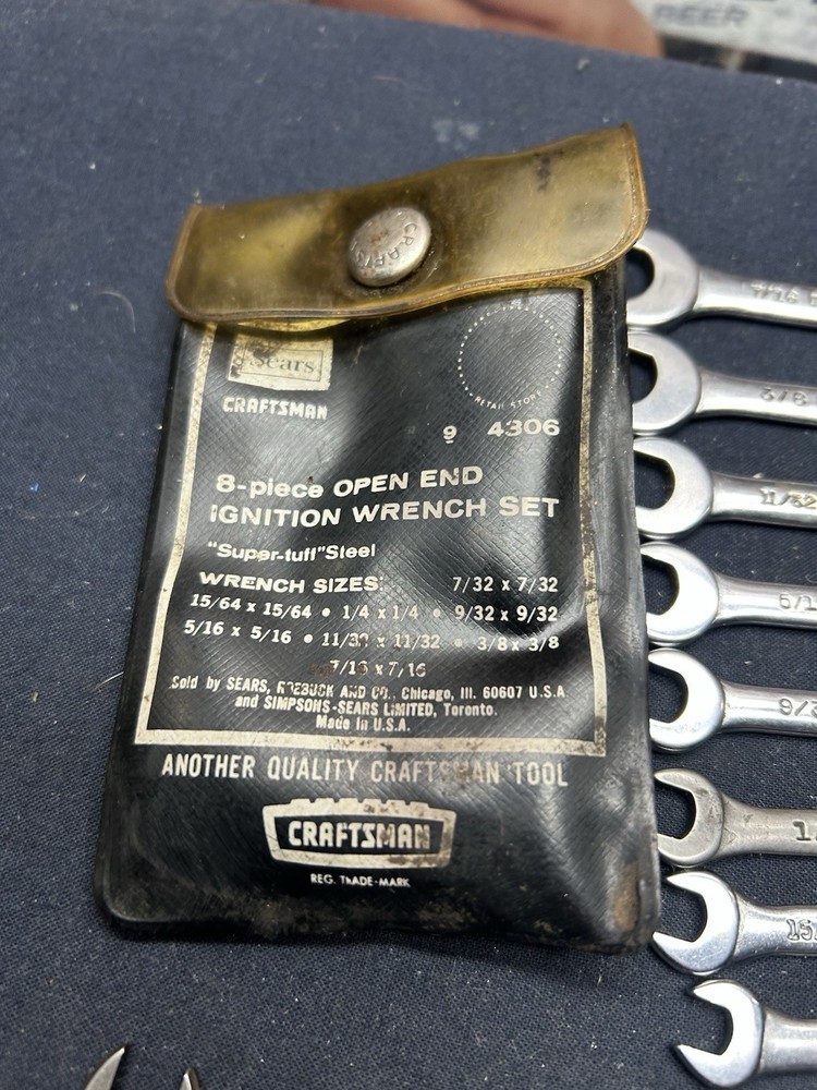 28 Assorted Ignition Wrenches Open End/Combo Craftsman-Indestro-Assorted NewUsed