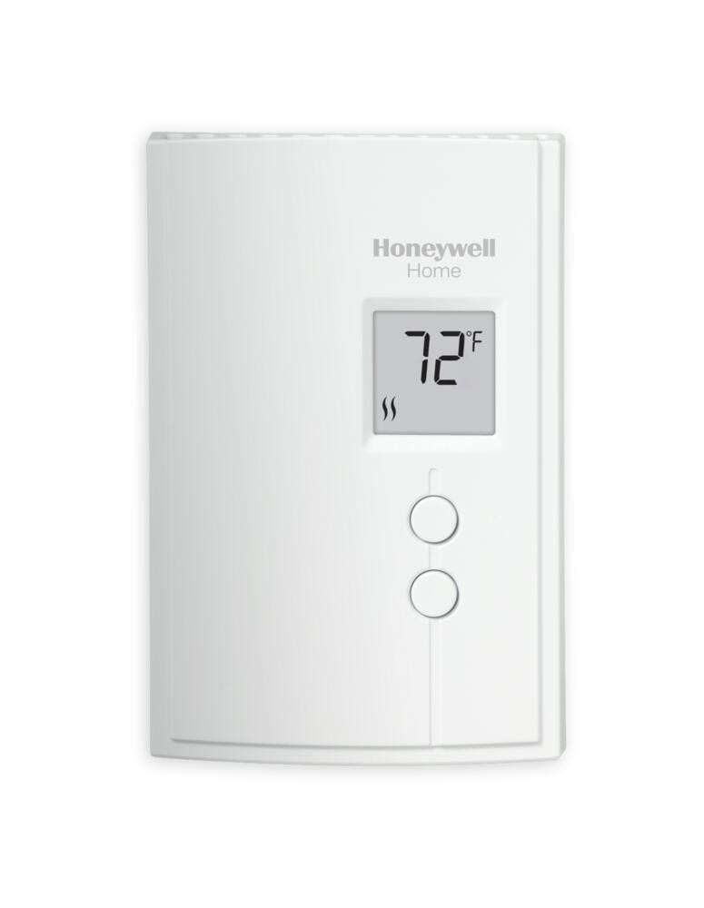 8" White Silver Digital Electric Seat Baseboard Non Programmable Thermostat