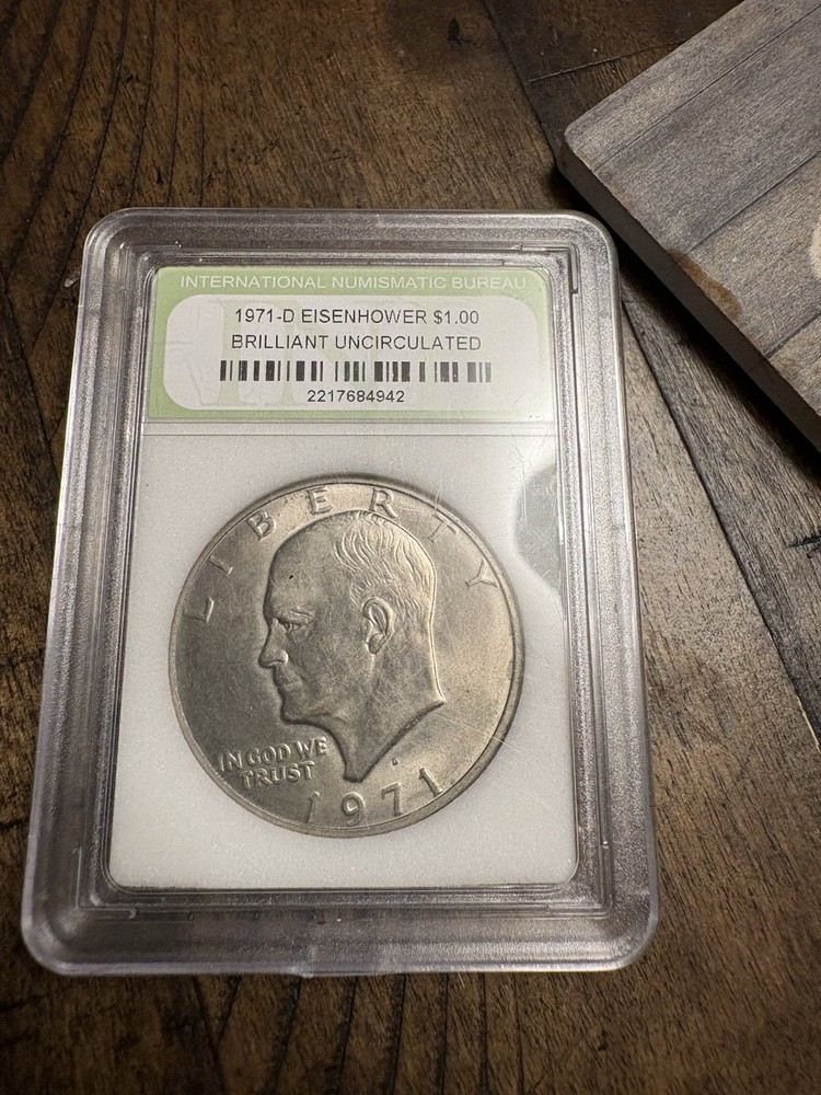 1971 D Eisenhower One Dollar Brilliant Uncirculated