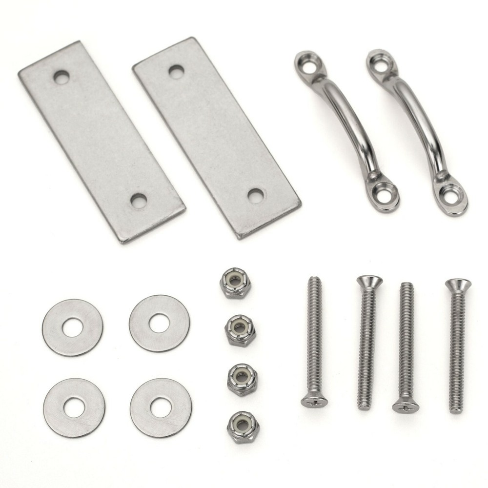 RecPro Boat Dock Ladder Hardware Attachment Kit for Dock & Pier Ladders