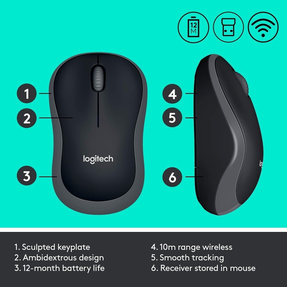 Logitech MK270 Wireless Keyboard and Mouse Combo