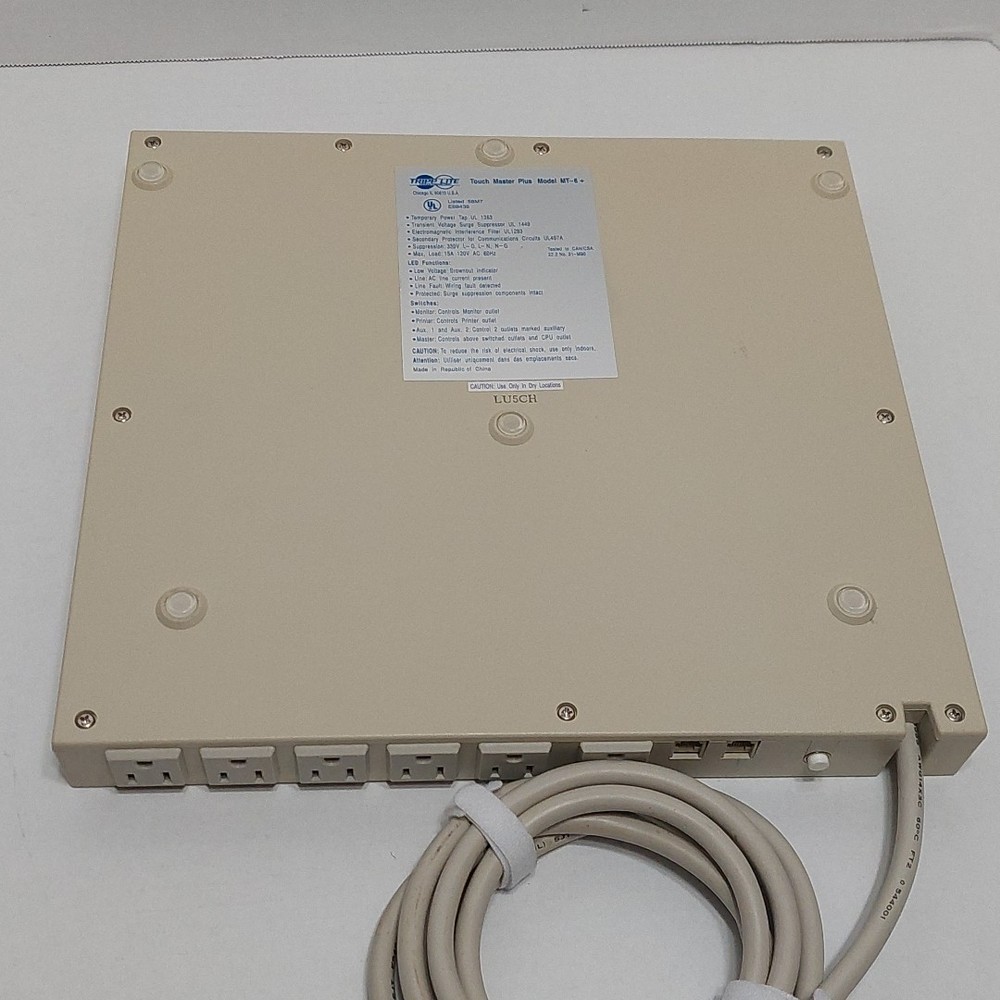 Tripp Lite Isobar Touchmaster Plus Model MT6PLUS Tested Working