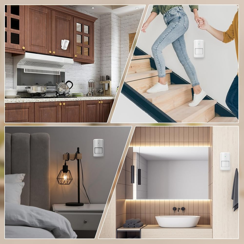 Motion Sensor Switch with Outlet, PIR Wireless Motion Sensor Plug with Light Se