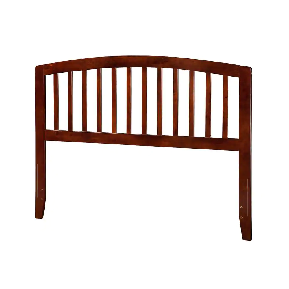Full Size Arched Slat Headboard, Non-Upholstered, Richmond Walnut - SHIPS ASAP!!