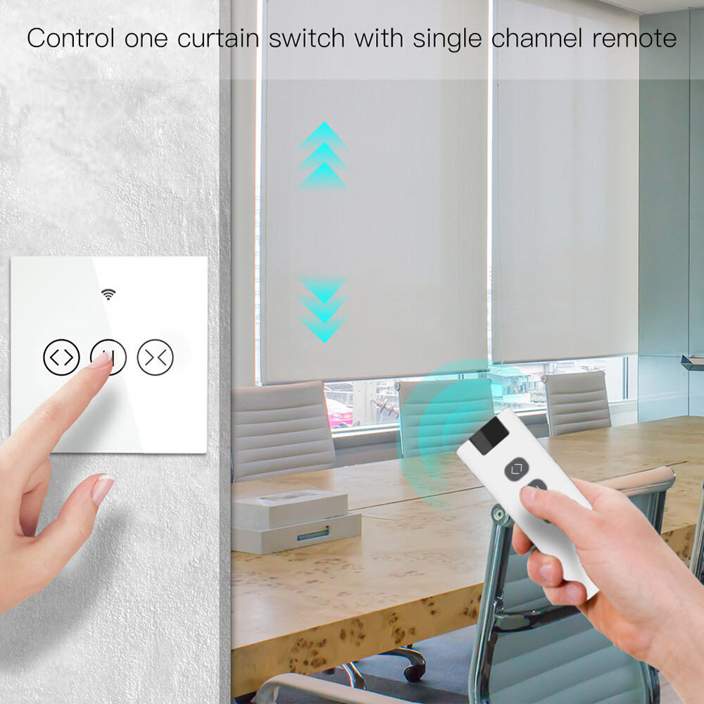 1/9 Channel RF433 Transmitter Remote Control For Roller Blind Curtain Switch