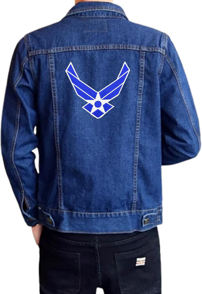 Air Force Logo Iron-On Embroidered Patch