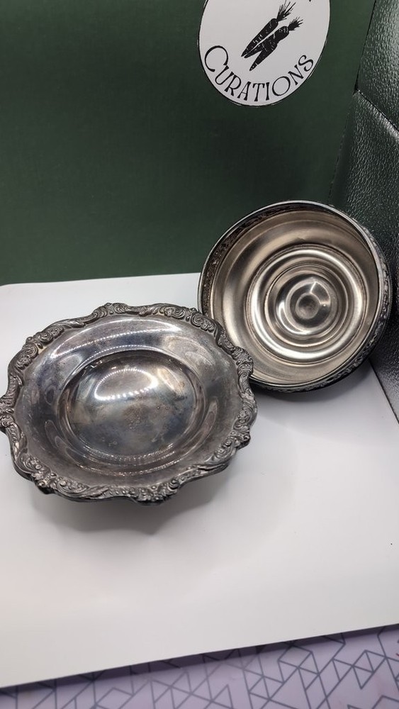 Vintage Poole Silverplate Covered Dish