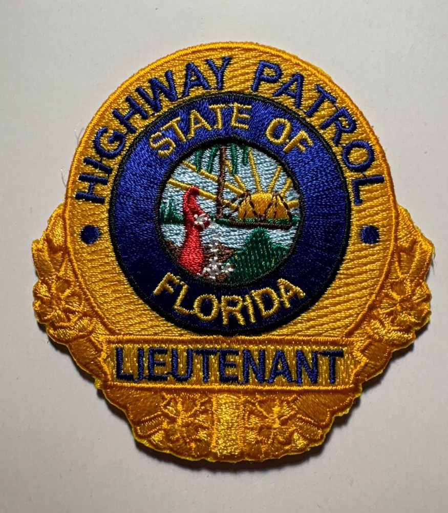Florida Highway Patrol Lieutenant Patch