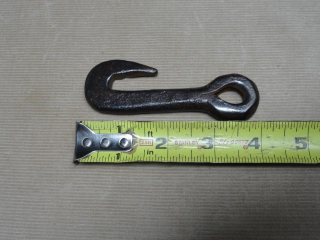 NICE Hand Forged Blacksmith Made Small Size Dainty Hook 'J'