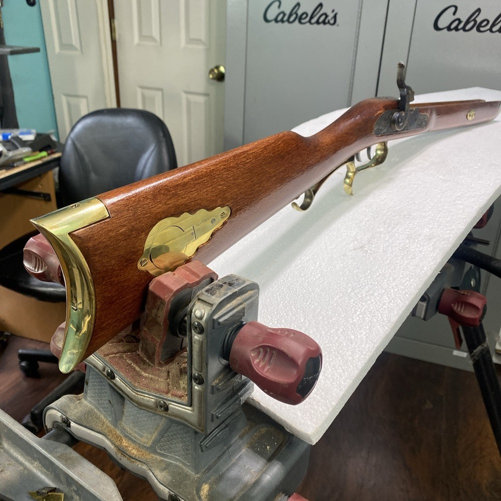 CVA Hawken Muzzleloader Stock 15/16” Complete with Engraved Lock.