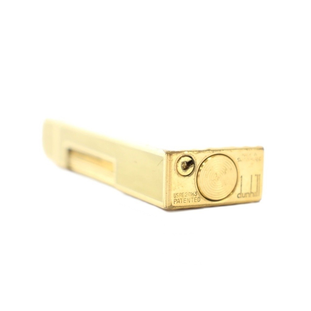 Dunhill Gas Lighter Gold Cigarette Roller Used