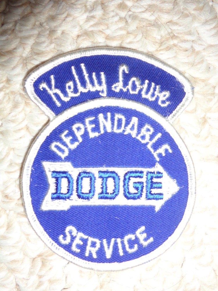 Dodge Kelly Lowe Dependable Service Cloth Patch (#1882)