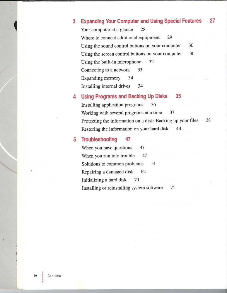 ITHistory (1995) APPLE Manual: Macintosh Performa 580CD User's Guide Q