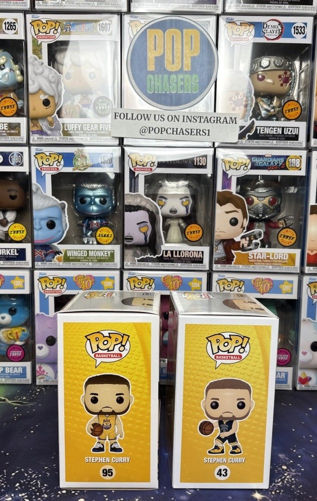 Funko POP! NBA: Steph Curry 2 Pop Set #43-95