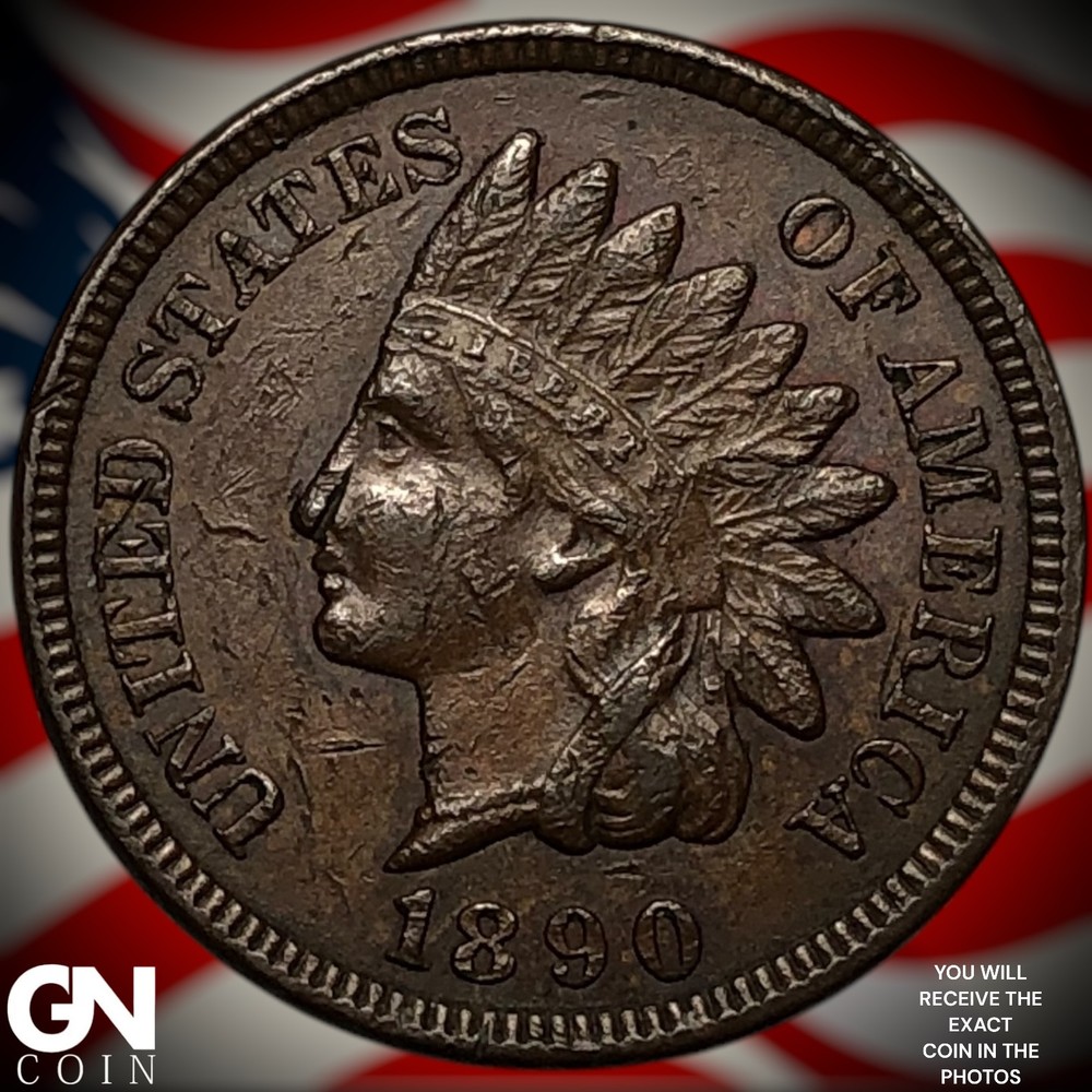 1890 Indian Head Cent Penny Z1238