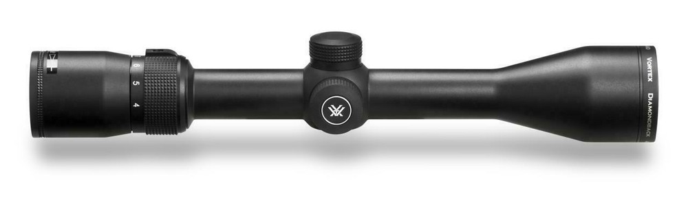 Vortex Diamondback 4-12x40 Riflescope Dead-Hold BDC MOA w/Camo Forest Hat Bundle