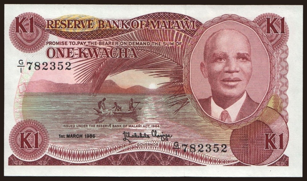 Malawi - 1984 - 1 Kwacha - "UNC" #CO8078