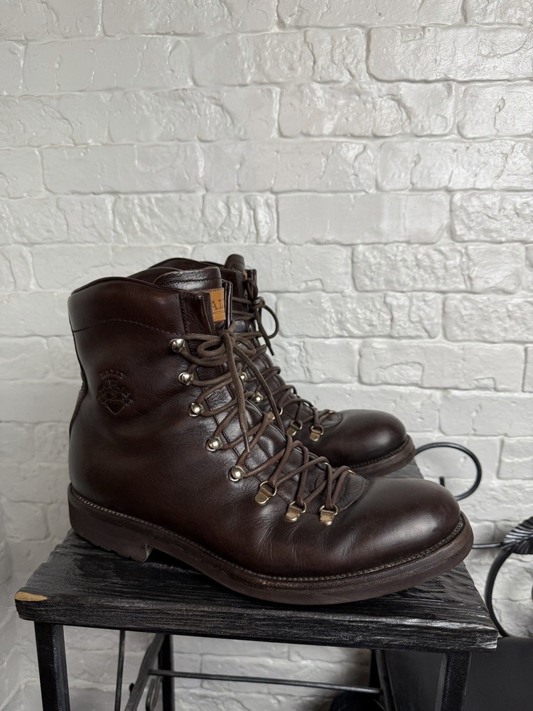 Bally Men's Leather Boots Size 10 Brown