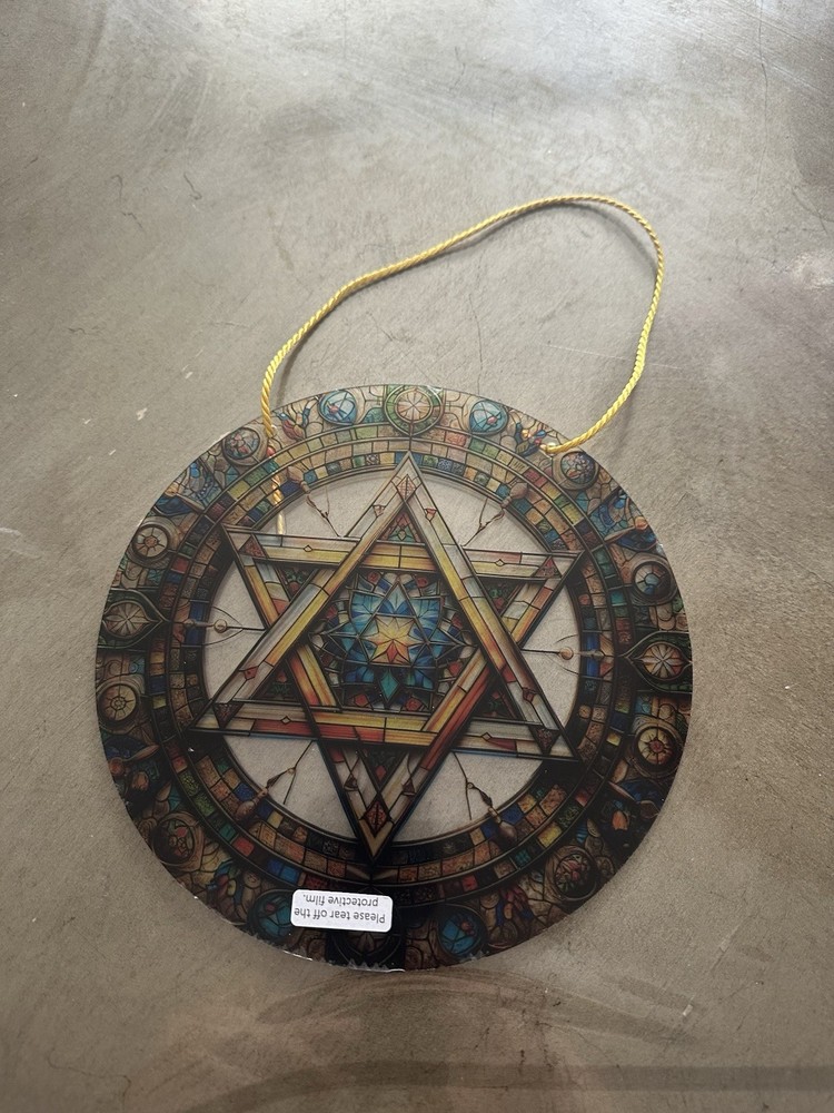 Israel Star Shape Wall Plastic Hanging