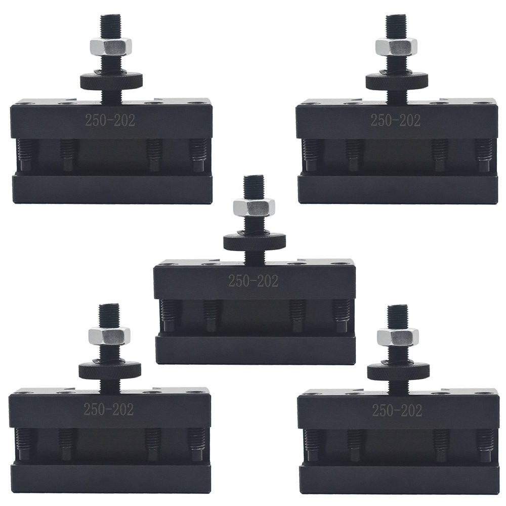 5 × BXA 250-202 #2 Turning Facing Boring Tool Post Holder Quick Change Tool Post