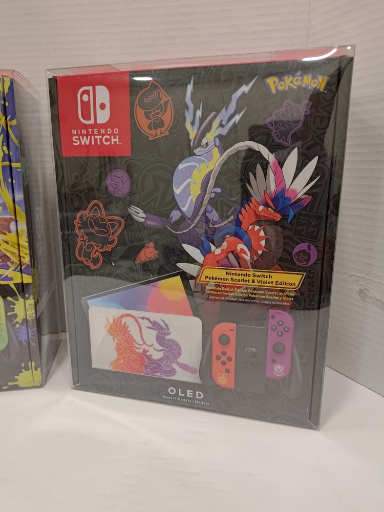 OLED Switch Console Box Protector and Display Case, Fits All OLED Switch Version