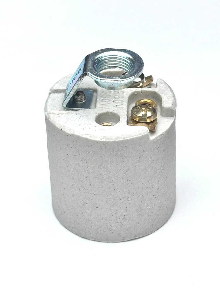 10 Pack - Eaton Medium Base E26 E27 Porcelain Light Socket Lamp Holders 1/8" IPS