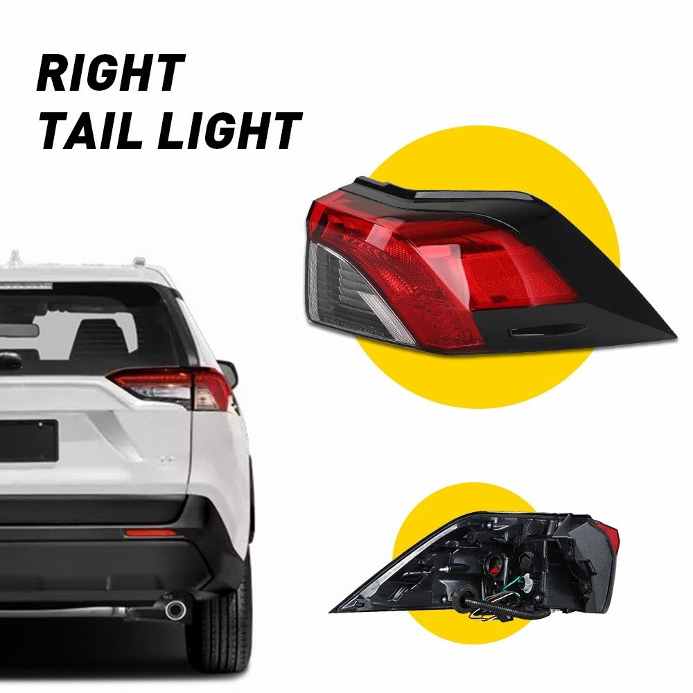 Tail Light Assembly For 2019-2022 Toyota RAV4 Outer Rear Right Passenger Side Y