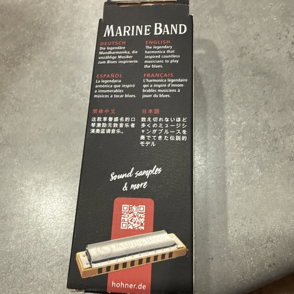 Hohner Marine Band Harmonica - Key of D
