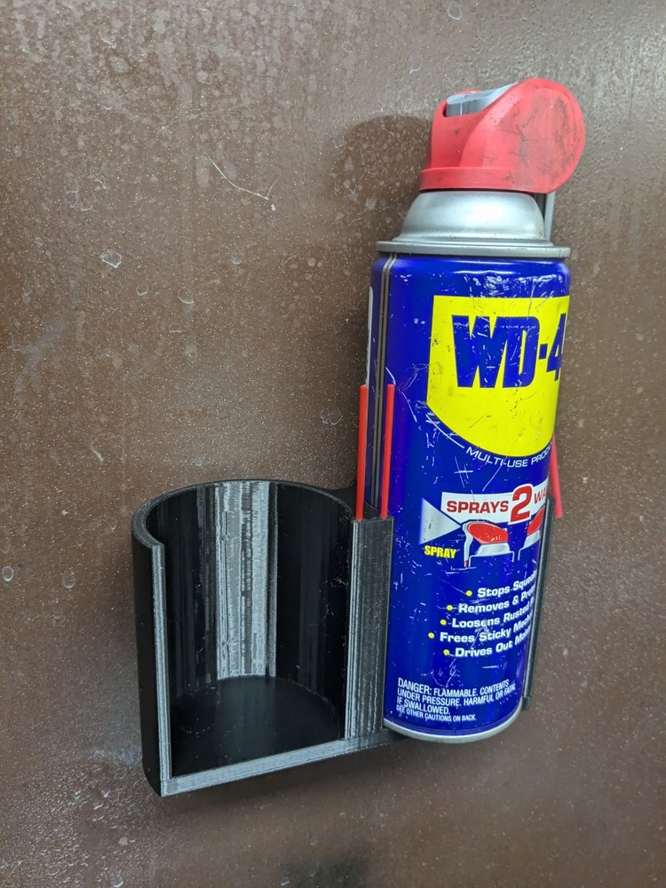Spray Can Magnetic Holder for Tool Boxes & Service/ Utility Trucks