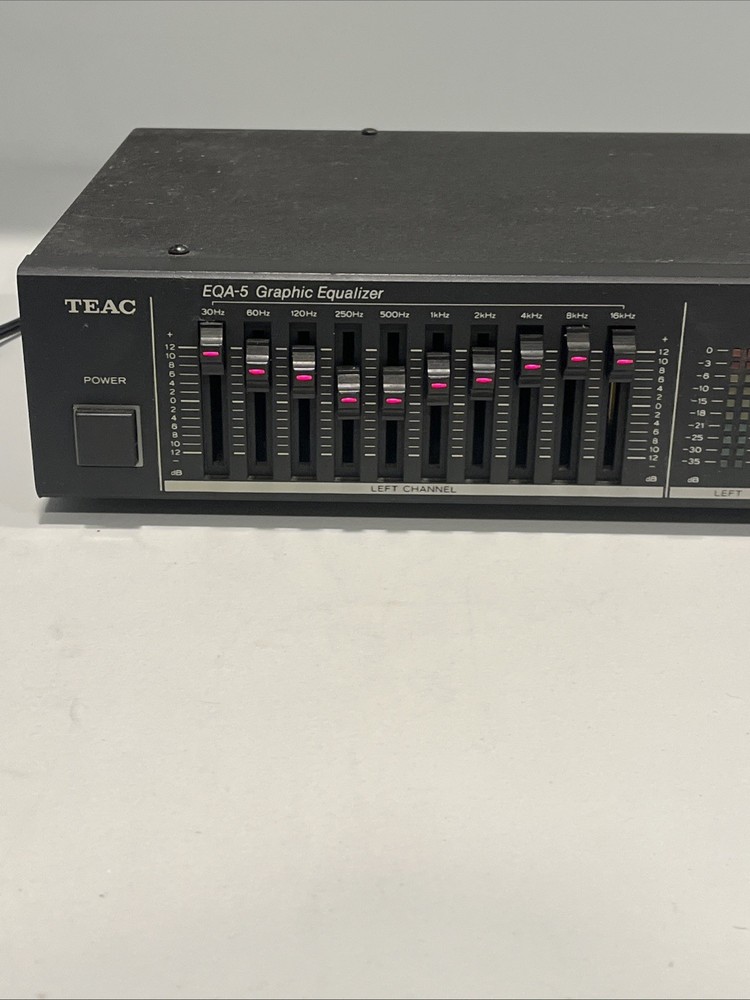 TEAC EQA-5 10-Band Stereo Graphic Equalizer - Used, Powers On