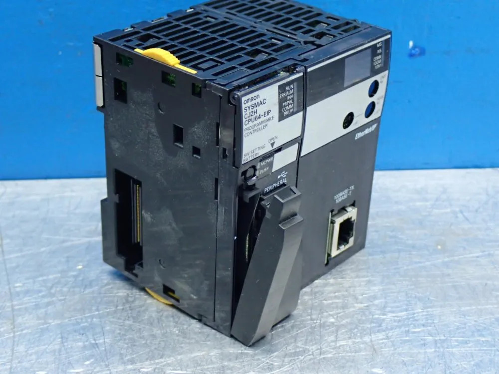 OMRON CJ2H-CPU64-EIP CJ-SERIES CPU MODULE UNIT 160K DATA MEMORY CAPACITY, 25