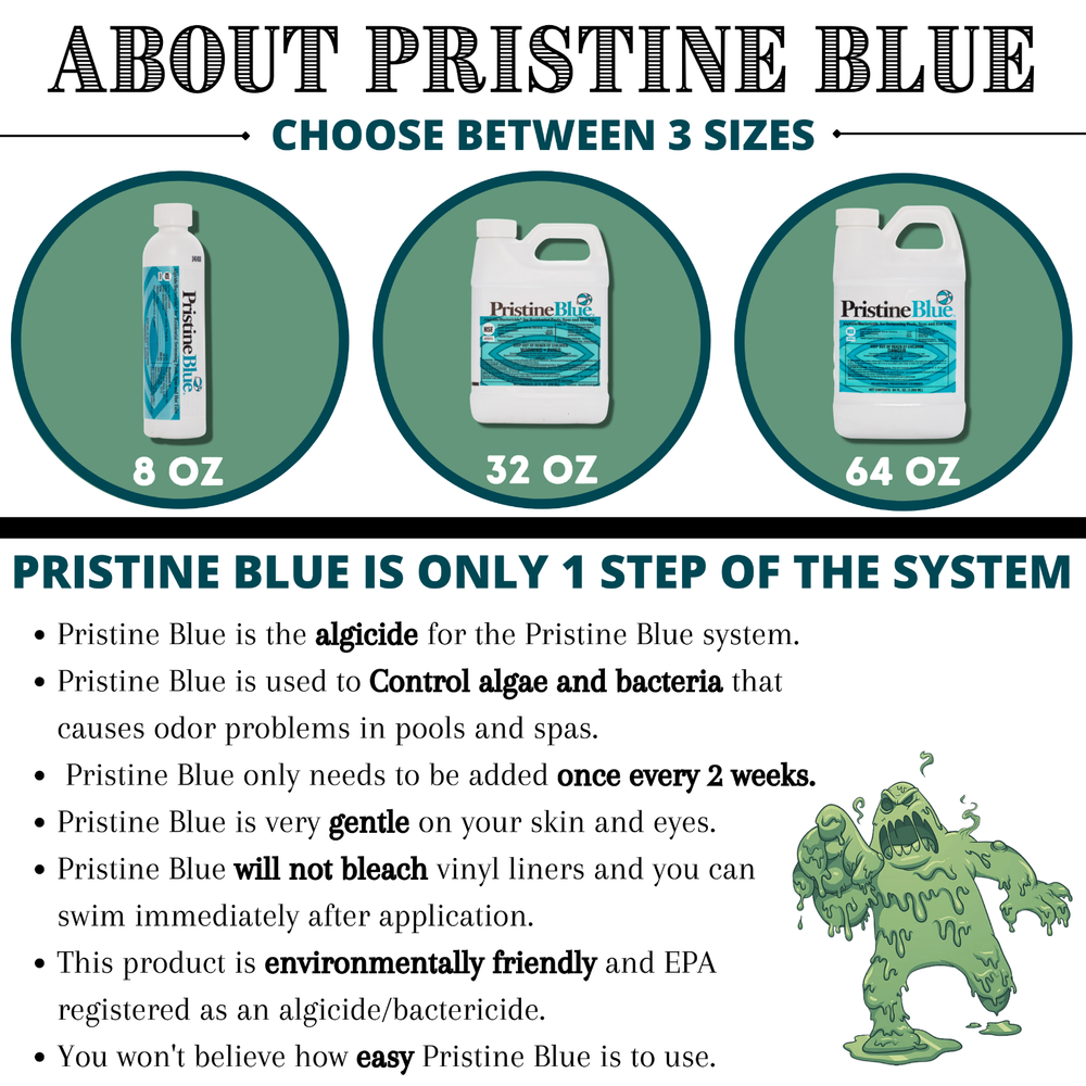 Pristine Blue 64 oz - 2 Pack