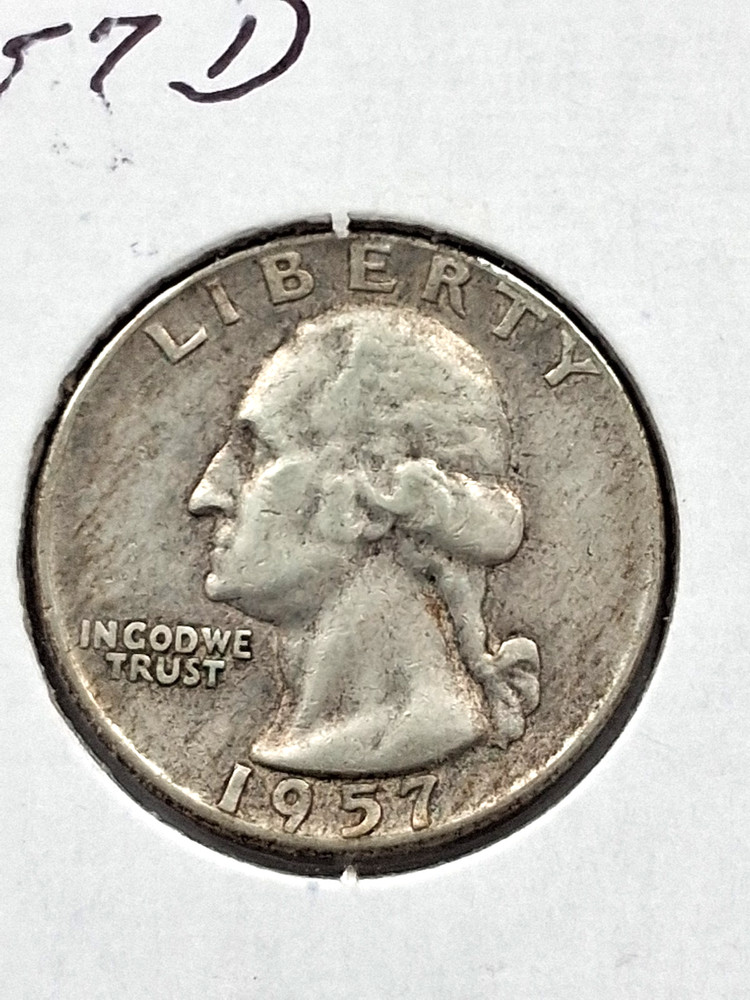 1957 D WASHINGTON QUARTER