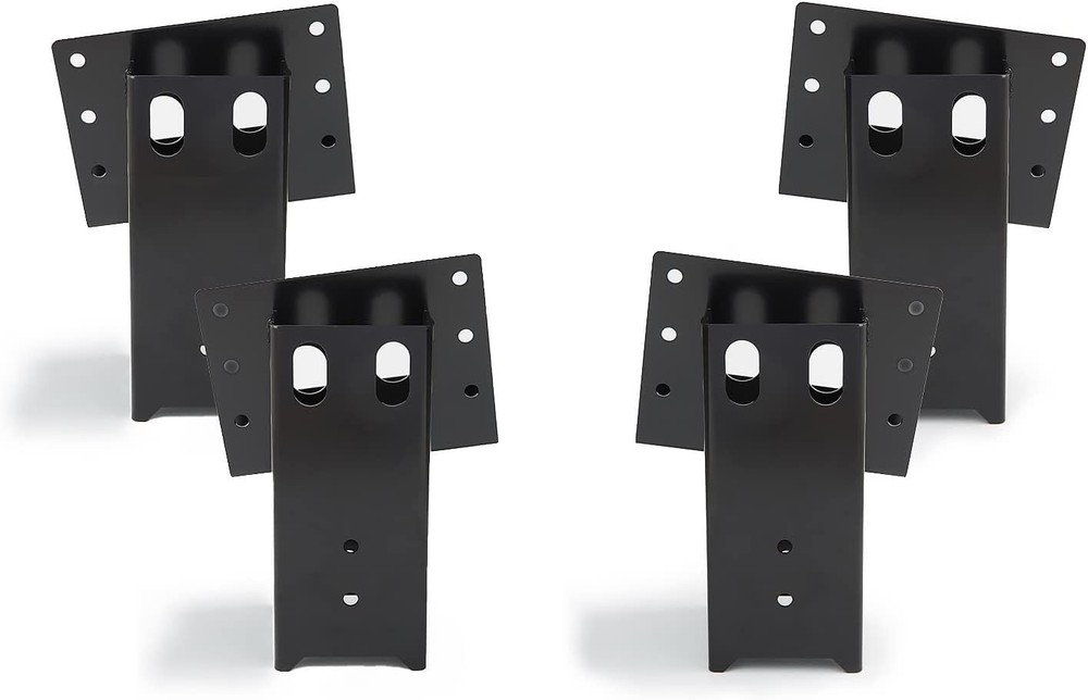 Multi-Use Outdoor 4x4 Compound Angle Platform 16''x 7.5''x 9'', Black